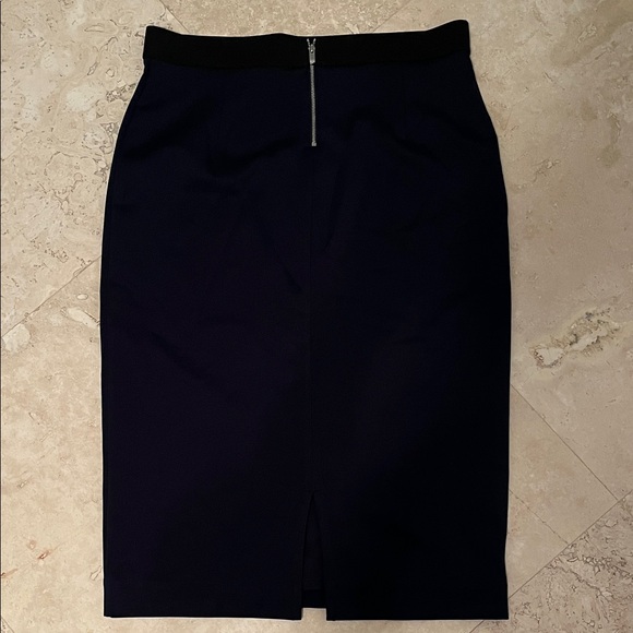 Alfani Classic Navy Pencil Skirt - Picture 4 of 5